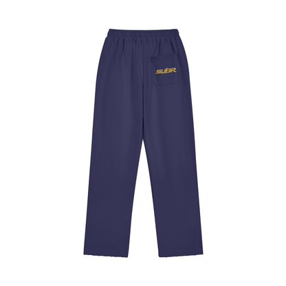 SUÐR Straight Relaxed Jogger 420g – Straight Relaxed Jogger in Marineblau, Vorderansicht