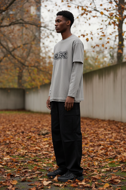 SUÐR Never Fear Layered Longsleeve