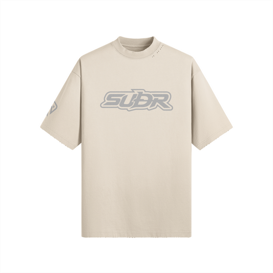 SUÐR MONO 07 – Oversized Tee mit MONO-Rückenmotiv