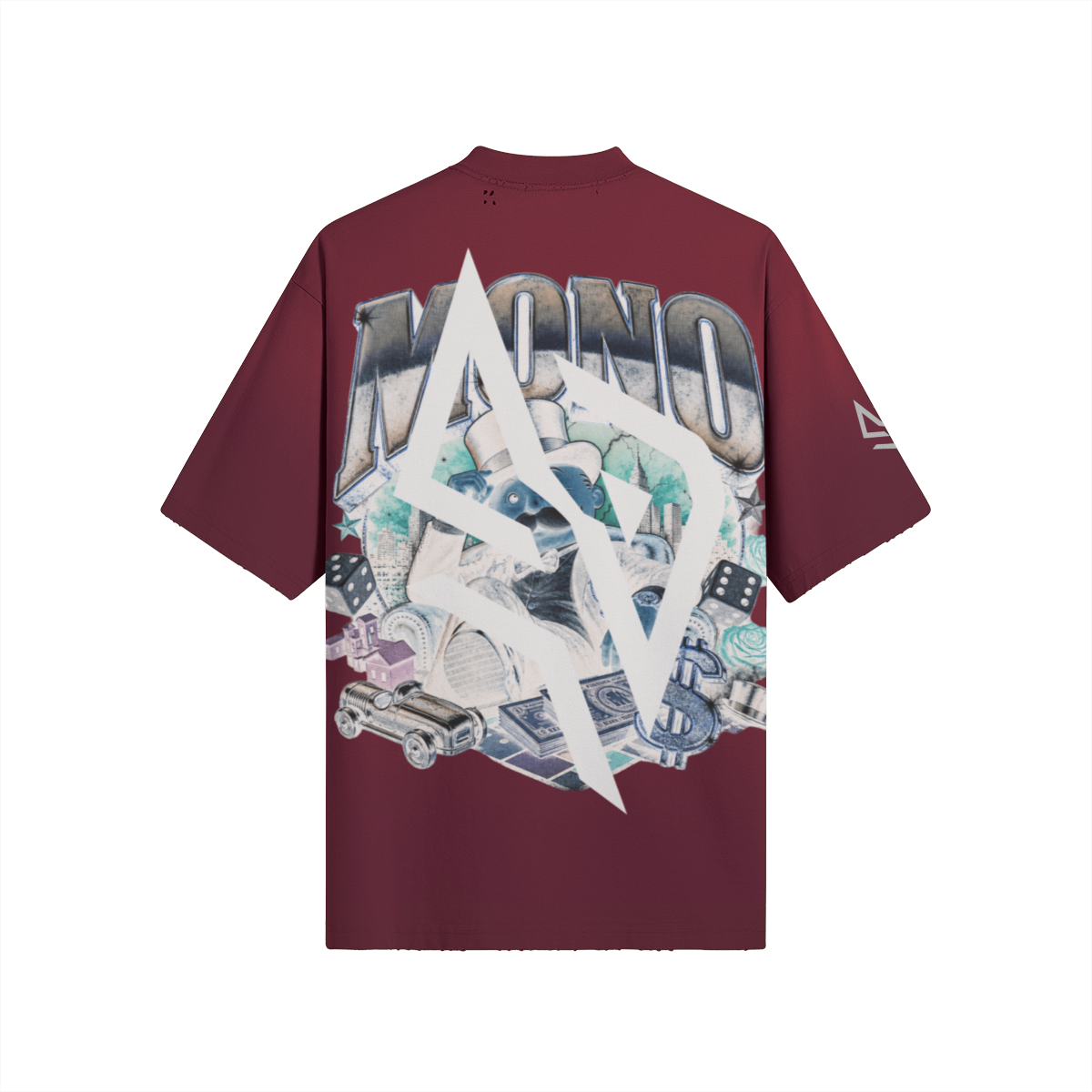 SUÐR MONO 07 – Oversized Tee mit MONO-Rückenmotiv