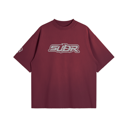 SUÐR MONO 07 – Oversized Tee mit MONO-Rückenmotiv