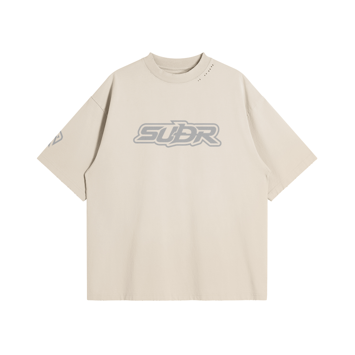 SUÐR MONO 07 – Oversized Tee mit MONO-Rückenmotiv