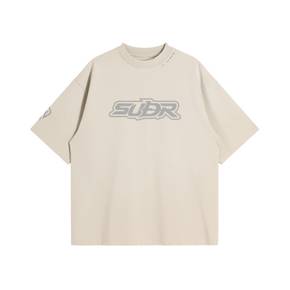 SUÐR MONO 07 – Oversized Tee mit MONO-Rückenmotiv