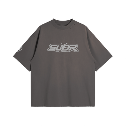 SUÐR MONO 07 – Oversized Tee mit MONO-Rückenmotiv