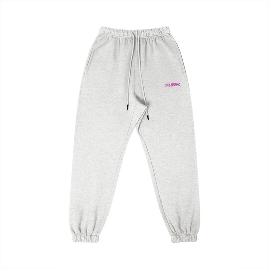 SUÐR Glitter Girls Sweatpants 380g in Graumeliert