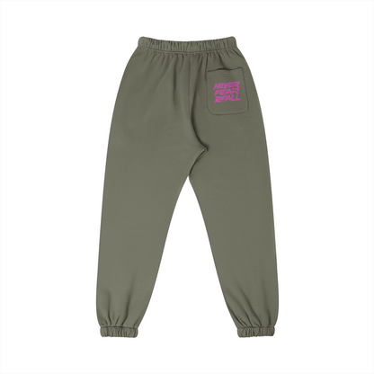 SUÐR Glitter Girls Sweatpants 380g in Anthrazit – Rückansicht