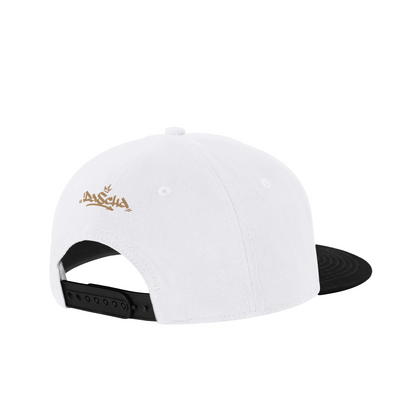 SUÐR VESTR CAP by DaScha – Snapback in Schwarz/Weiß – Rückansicht