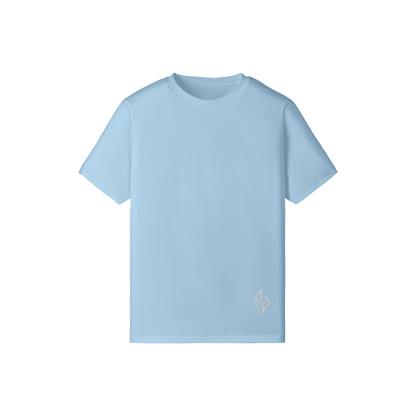SUÐR Minimal 07 Slim Fit Shirt in Babyblau