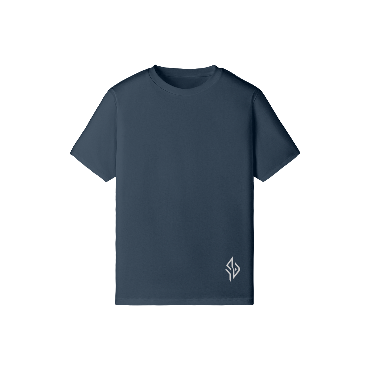 SUÐR Minimal 07 Slim Fit Shirt in Marineblau