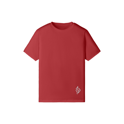SUÐR Minimal 07 Slim Fit Shirt in Chilirot