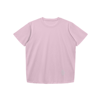 SUÐR Minimal 07 Slim Fit Shirt in Pastellrosa
