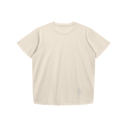 SUÐR Minimal 07 Slim Fit Shirt in Creme