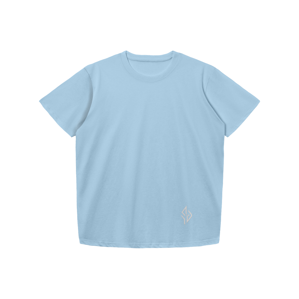 SUÐR Minimal 07 Slim Fit Shirt in Babyblau