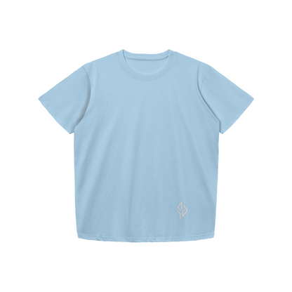 SUÐR Minimal 07 Slim Fit Shirt in Babyblau