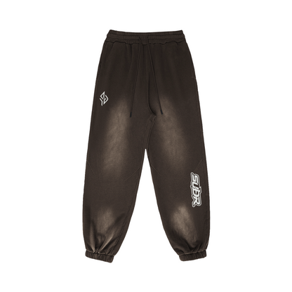 SUÐR Glow Sweatpants 400g in Braun