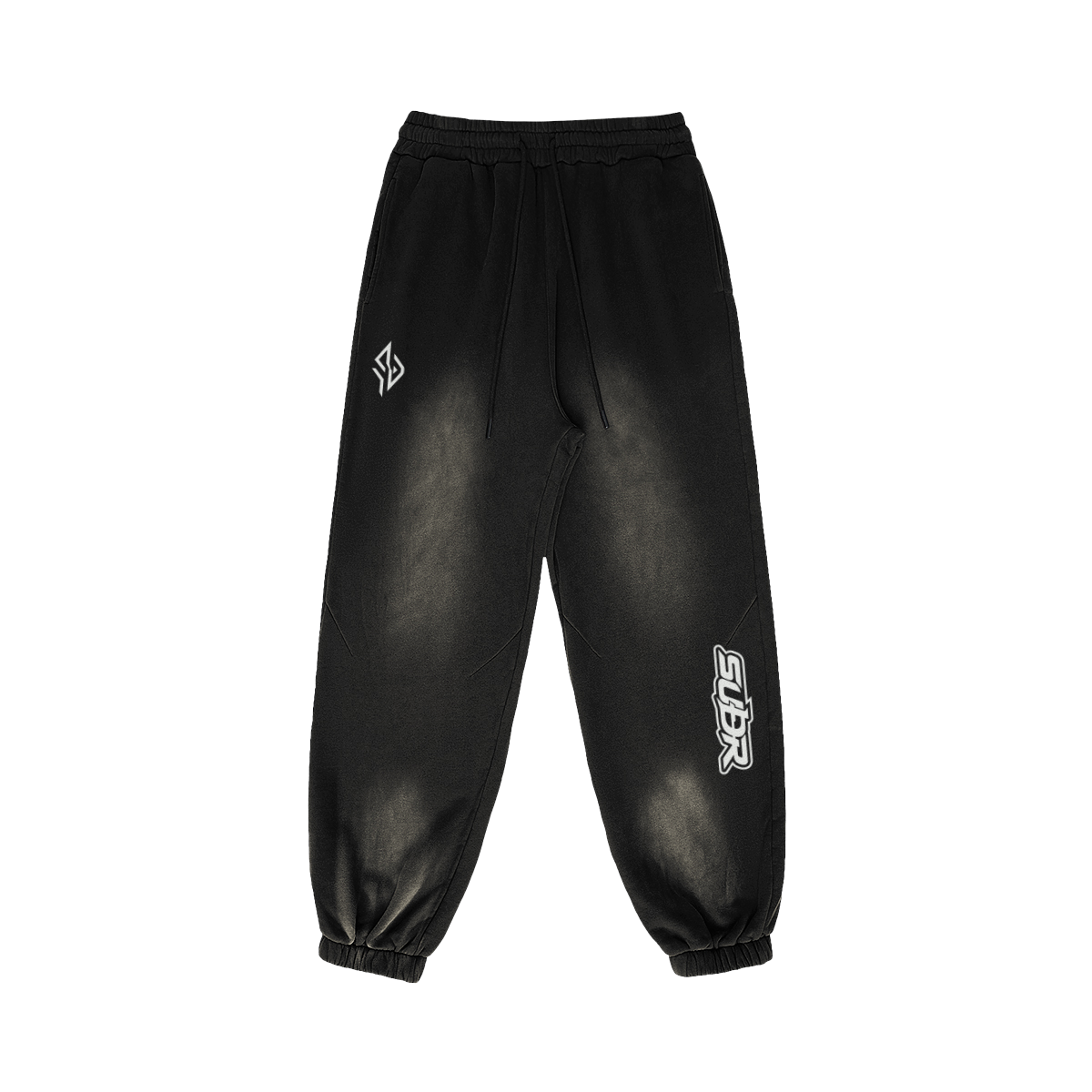 SUÐR Glow Sweatpants 400g in Rauchschwarz