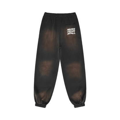 SUÐR Glow Sweatpants 400g in Dunkelgrau – Rückansicht
