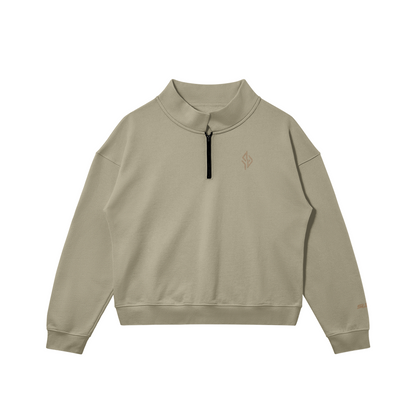 SUÐR Half-Zip Sweater