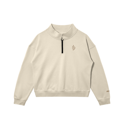SUÐR Half-Zip Sweater