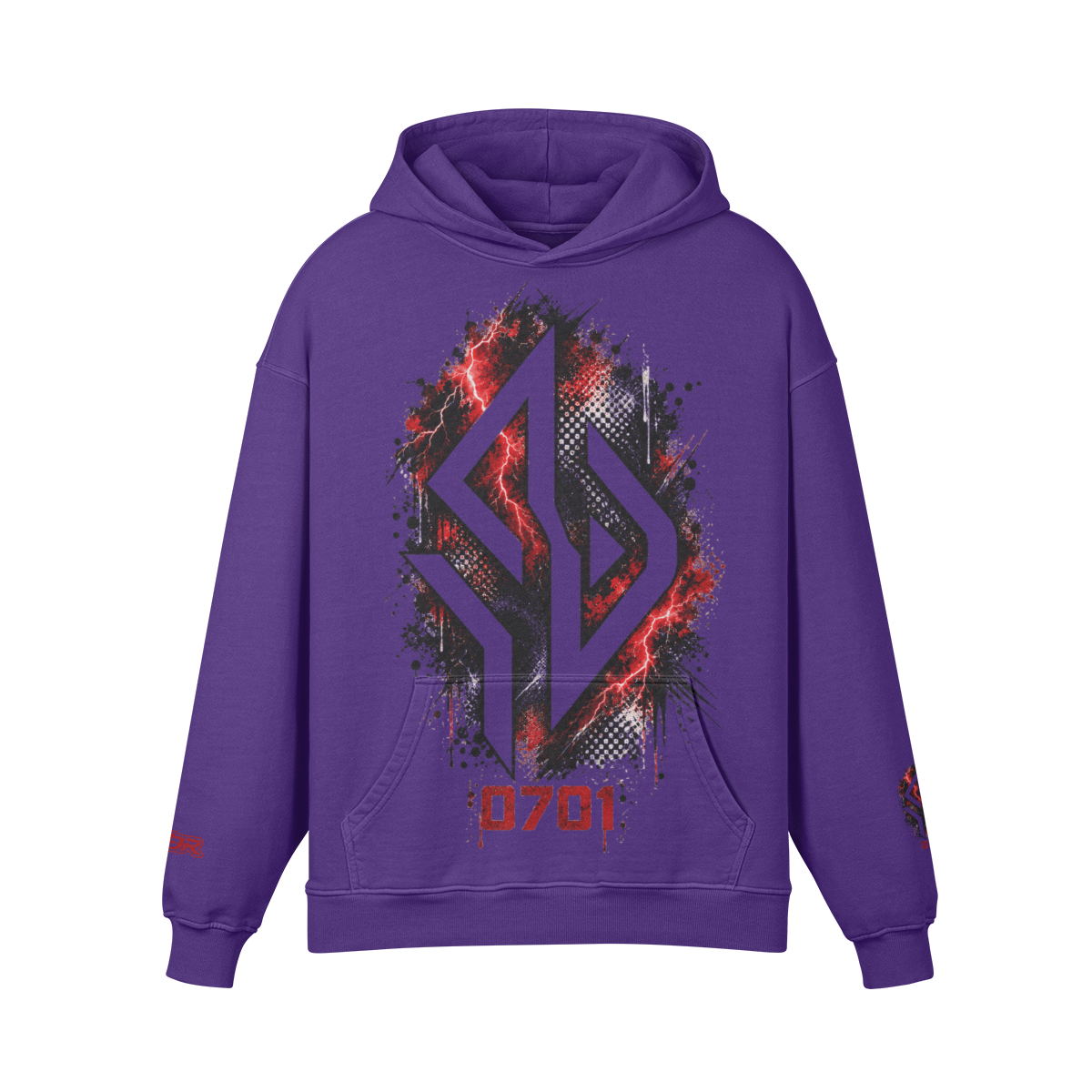 Backpiece 0701 Hoodie in Purple Haze – SUÐR