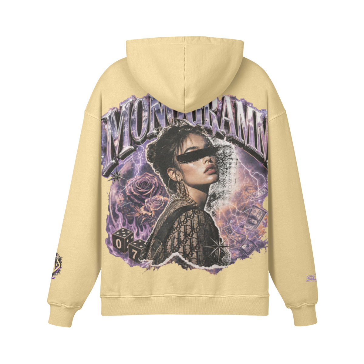 Backpiece 0702 Hoodie mit grossem Rückenmotiv – SUÐR