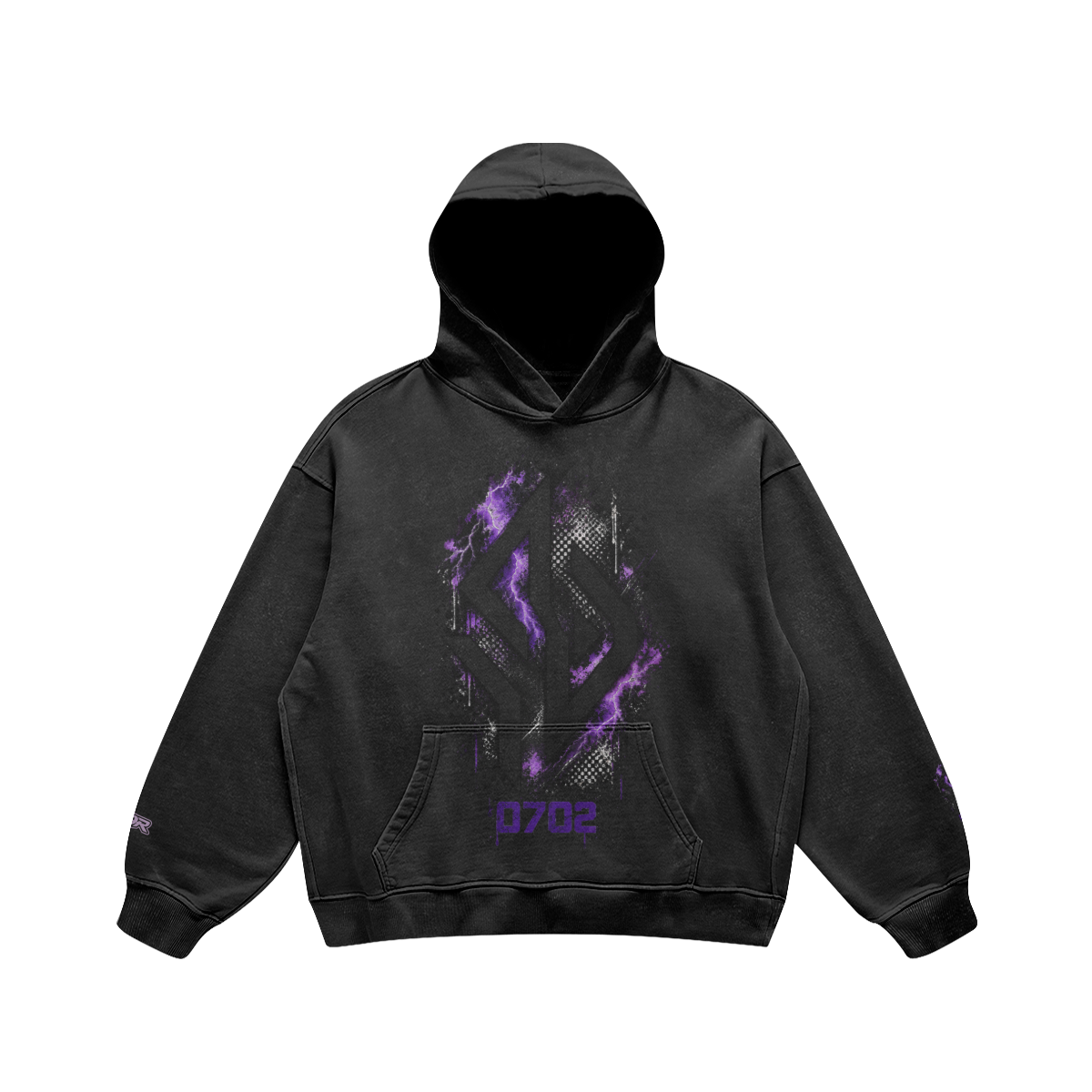 Backpiece 0702 Hoodie mit grossem Rückenmotiv – SUÐR