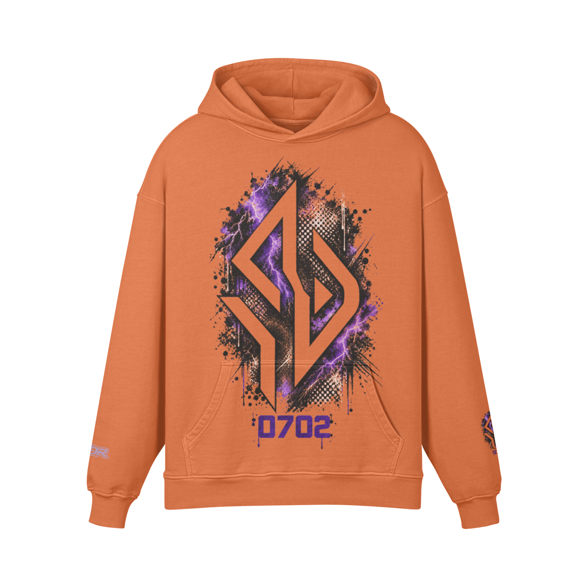 Backpiece 0702 Hoodie mit grossem Rückenmotiv – SUÐR
