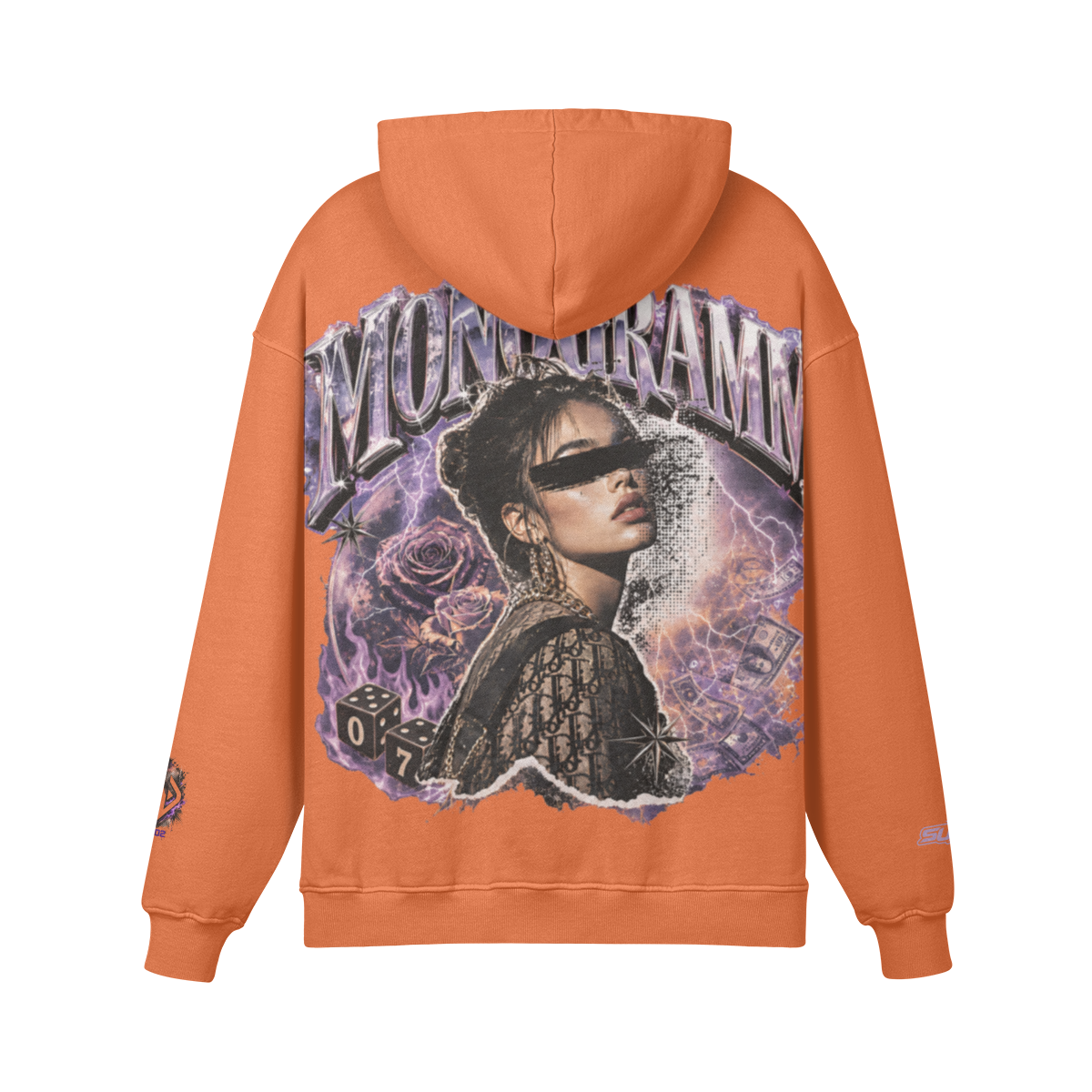 Backpiece 0702 Hoodie mit grossem Rückenmotiv – SUÐR