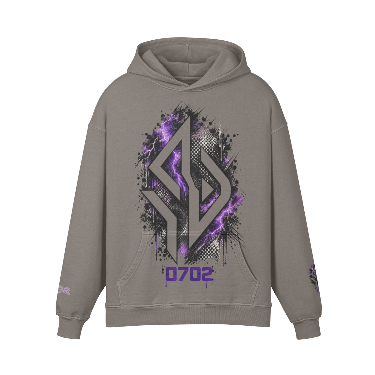 Backpiece 0702 Hoodie mit grossem Rückenmotiv – SUÐR