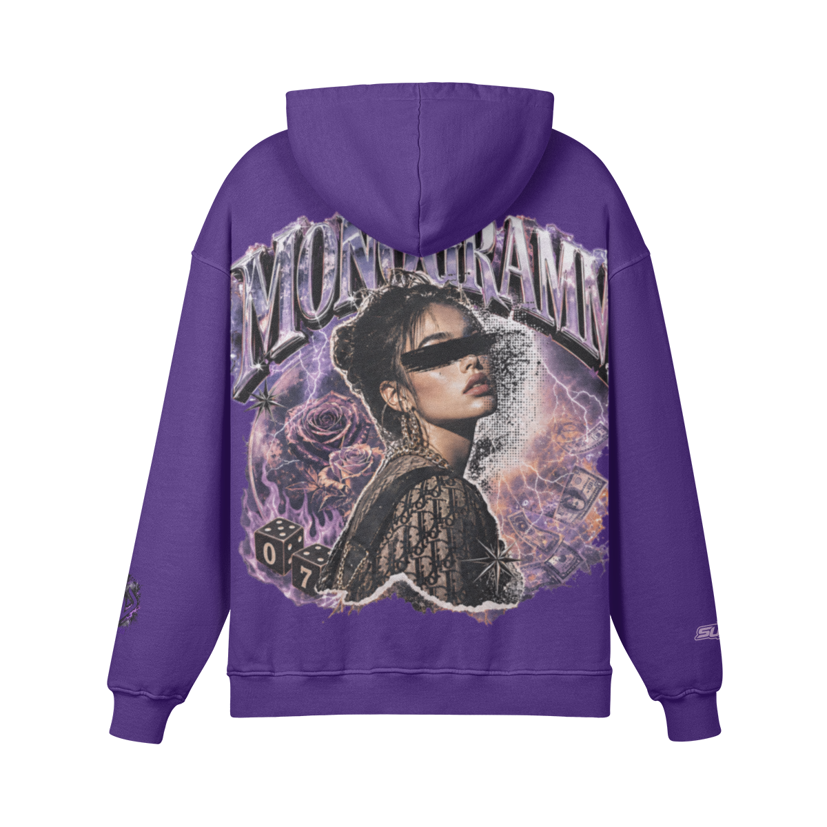 Backpiece 0702 Hoodie mit grossem Rückenmotiv – SUÐR