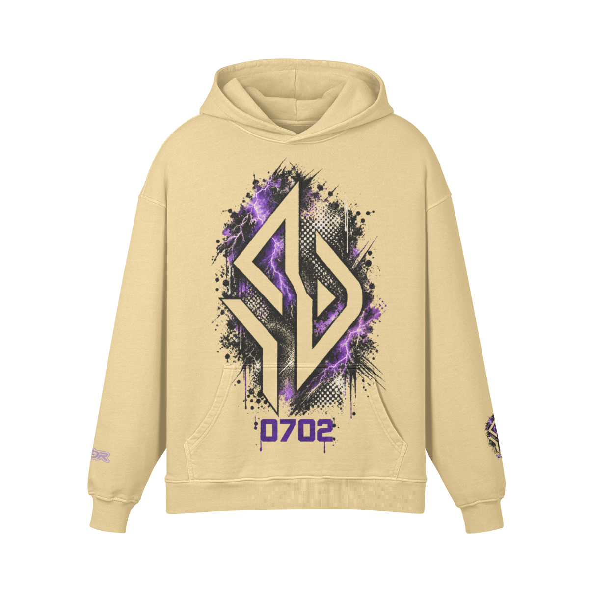 Backpiece 0702 Hoodie mit grossem Rückenmotiv – SUÐR