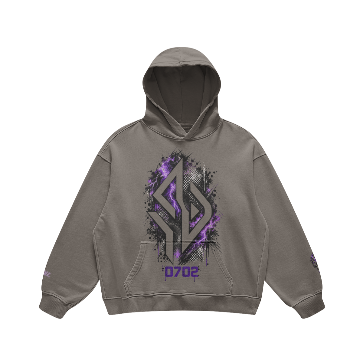 Backpiece 0702 Hoodie mit grossem Rückenmotiv – SUÐR