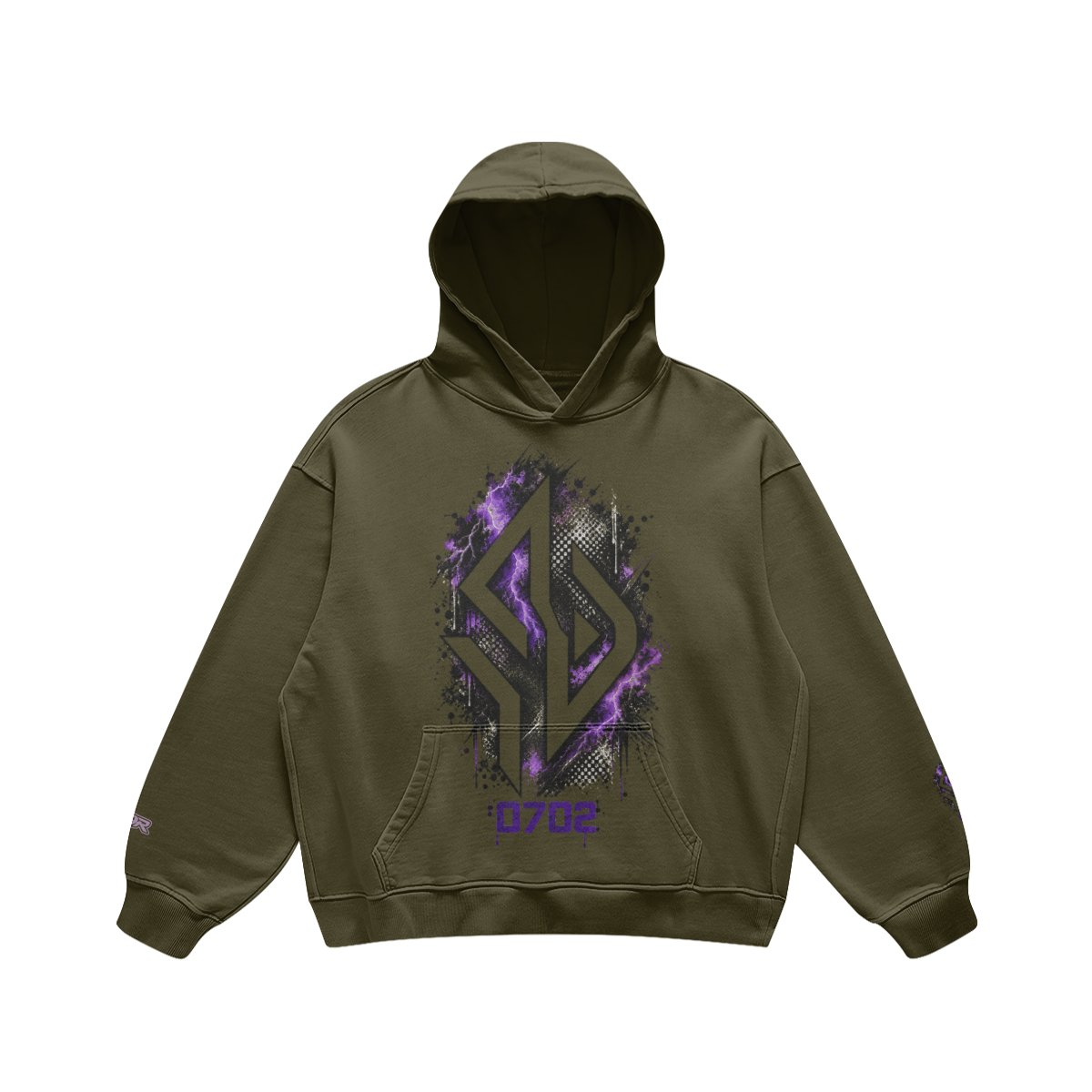 Backpiece 0702 Hoodie mit grossem Rückenmotiv – SUÐR
