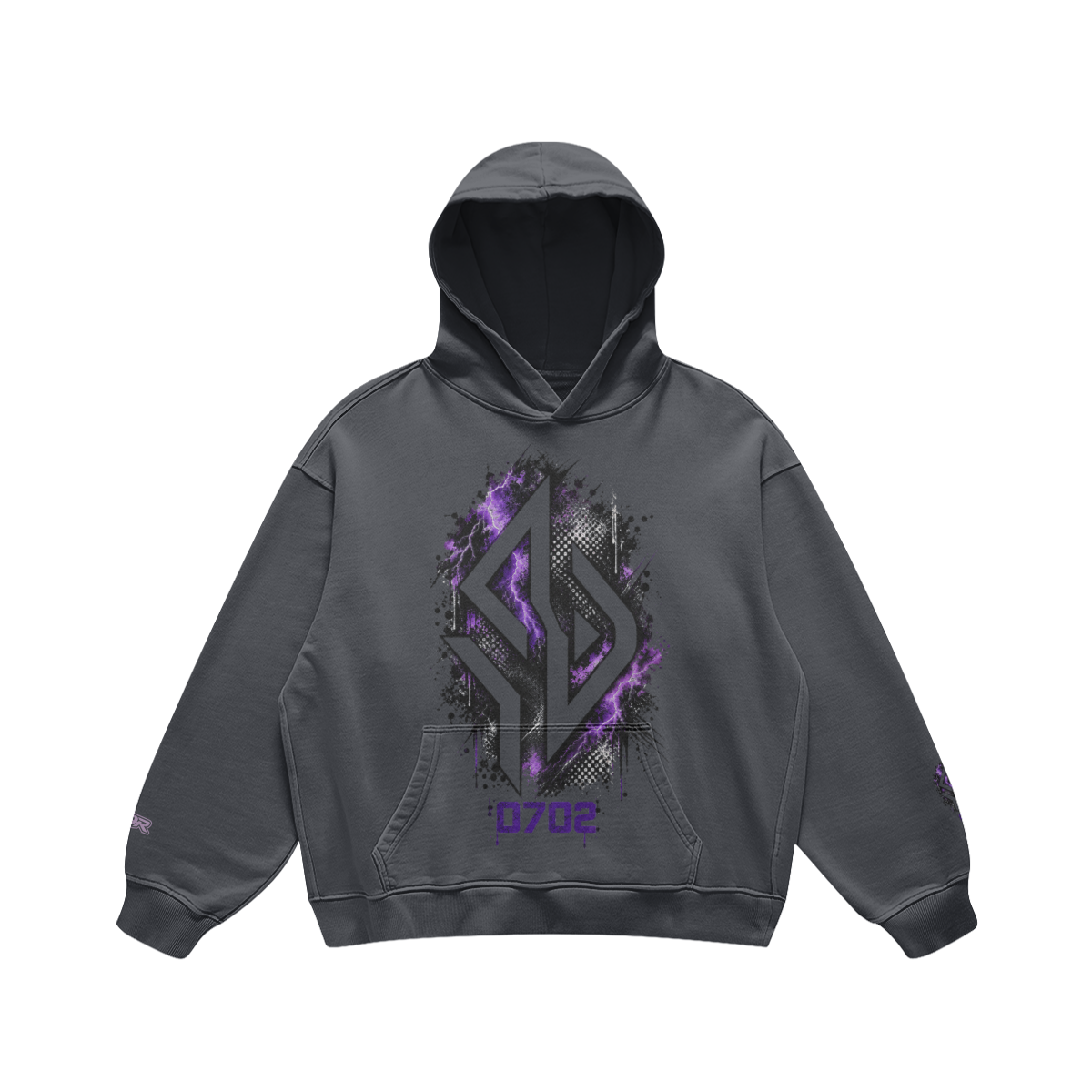 Backpiece 0702 Hoodie mit grossem Rückenmotiv – SUÐR