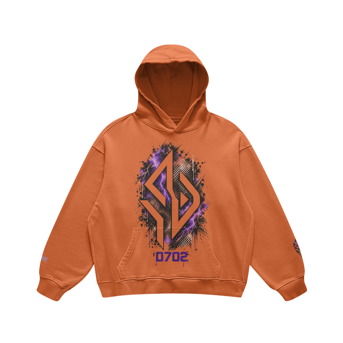 Backpiece 0702 Hoodie mit grossem Rückenmotiv – SUÐR