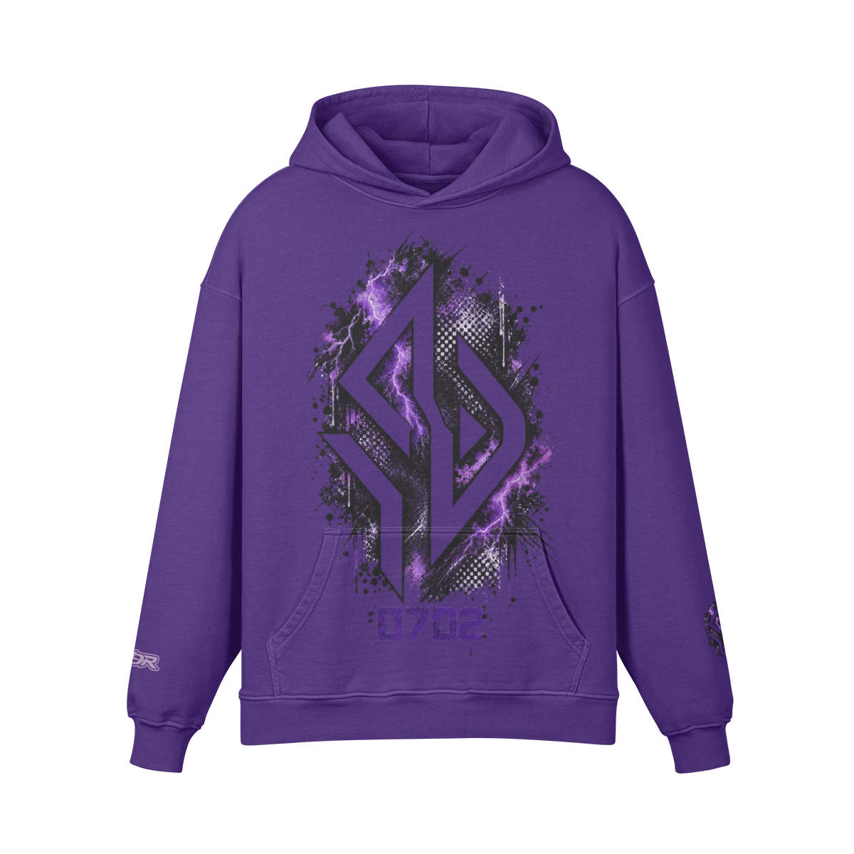Backpiece 0702 Hoodie in Purple Haze – SUÐR