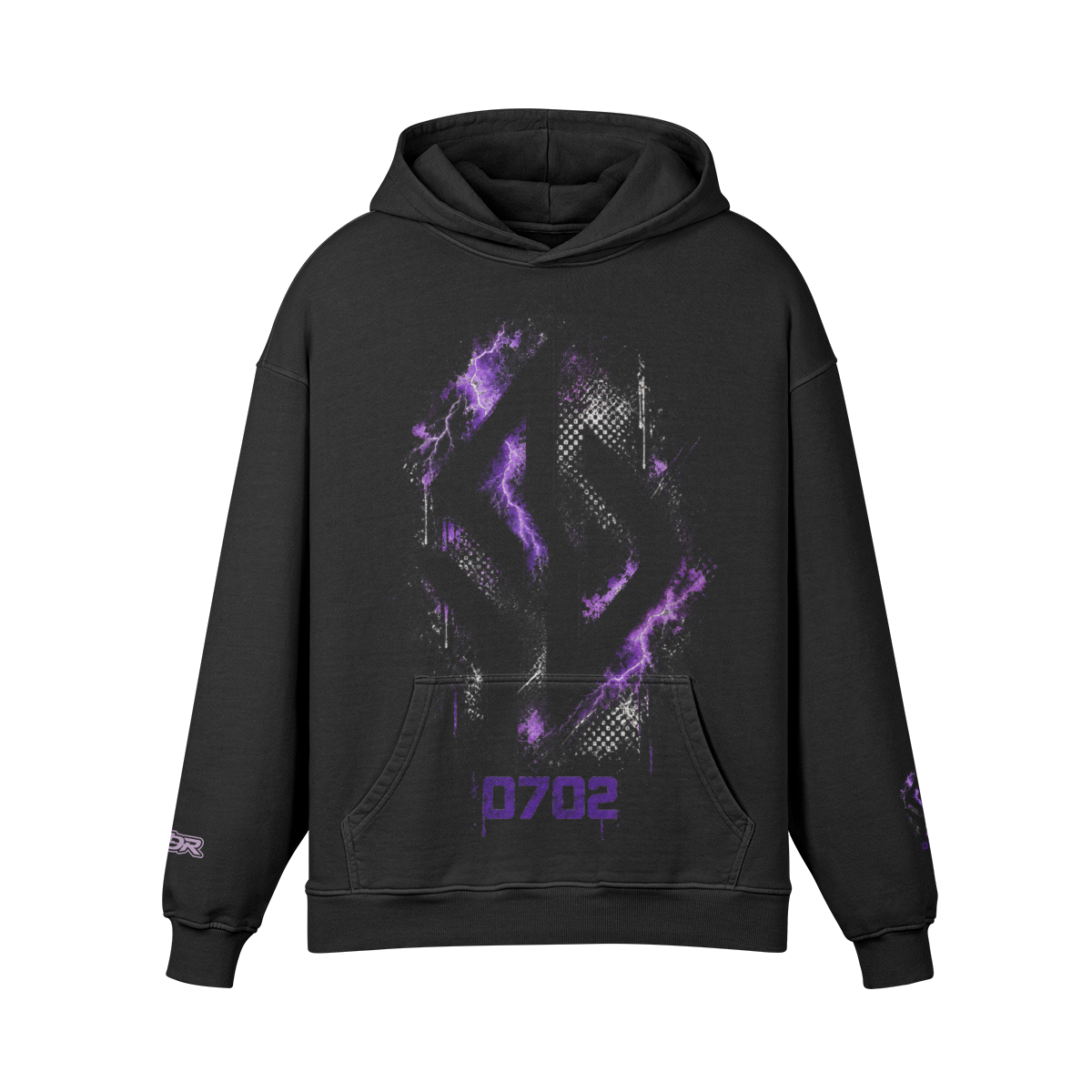 Backpiece 0702 Hoodie in Faded Black – SUÐR
