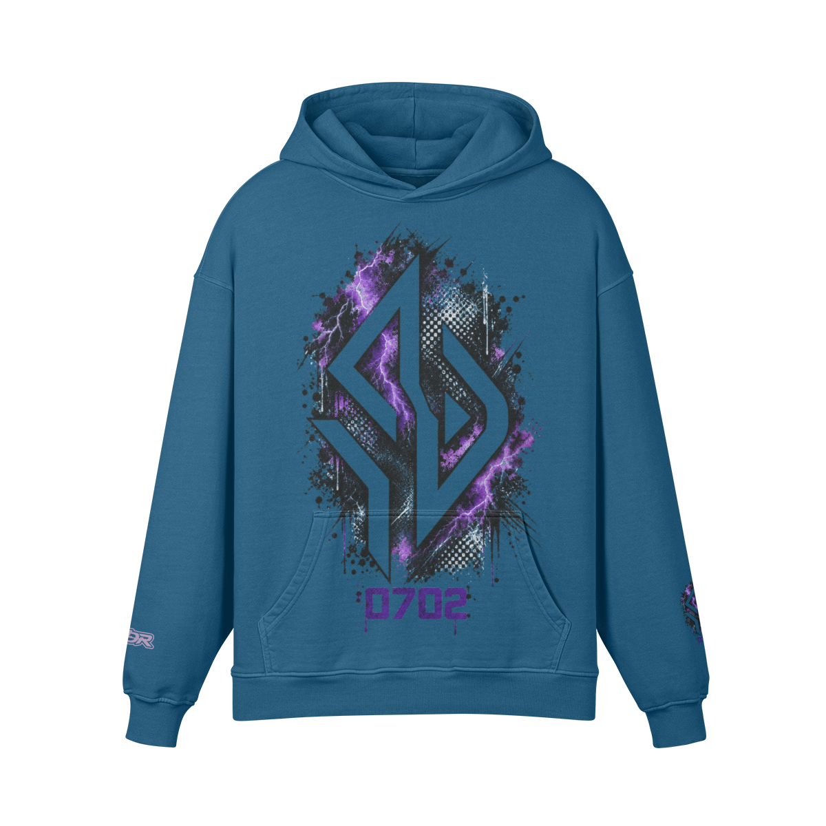 Backpiece 0702 Hoodie in Kashmir Blue – SUÐR